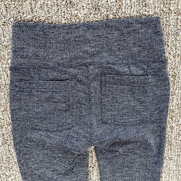 EUC Athleta Metro High Waist Heathered Navy Herringbone Leggings size XS - Picture 7 of 10
